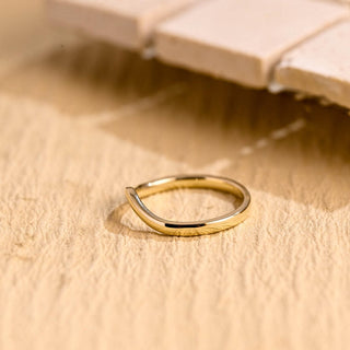 Solid Gold Plain Gold Wedding Band for Women