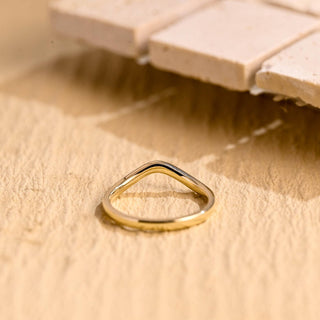 Solid Gold Plain Gold Wedding Band for Women