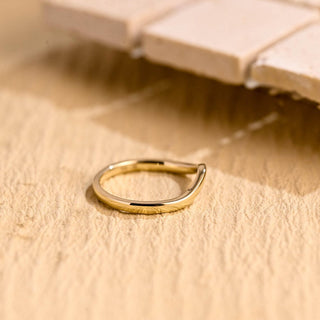 Solid Gold Plain Gold Wedding Band for Women