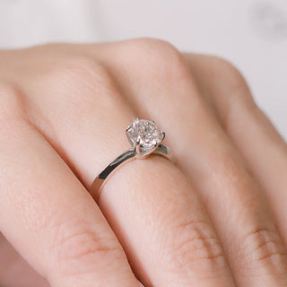 1.51 -3.50 CT Round Solitaire Diamond Engagement Ring