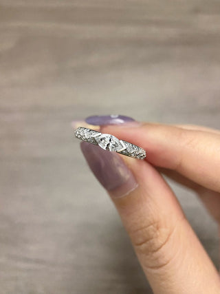 Bague de fiançailles unique en diamant Moissanite taille marquise East West de 0,30 à 0,80 ct