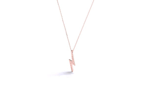 Collier Lightning Bolt en diamant et moissanite pour femme