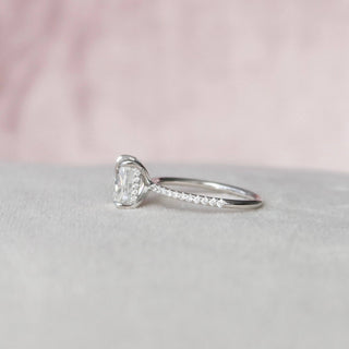 2.0CT Elongated Cushion Cut Moissanite Engagement Ring - ELITE CARAT