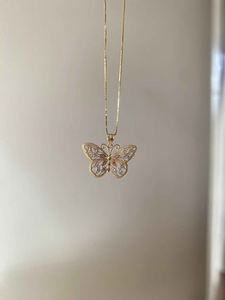 Collier Papillon en Or pour Femme 