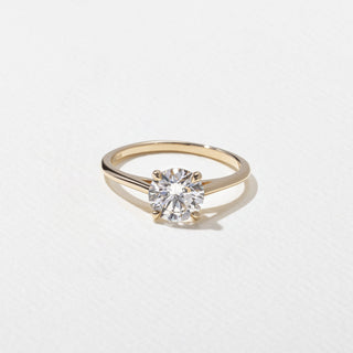 1.25 CT Round G/VS1 CVD Diamond Solitaire Engagement Ring