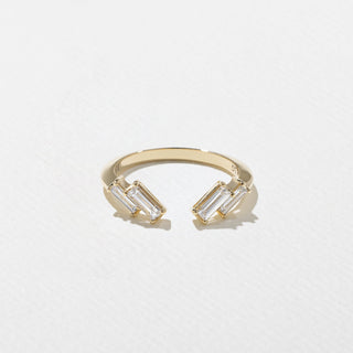 0.46TCW Baguette Shape Open Wedding Band