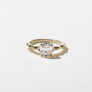 1.35 CT Cushion G/VS1 CVD Diamond Solitaire Engagement Ring