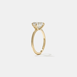 Bague de fiançailles solitaire en diamant poire E/VS1 CVD de 2,54 ct