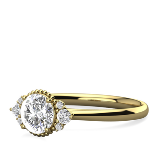 1.20CT Round Cut Vintage Inspired Moissanite Engagement Ring - ELITE CARAT