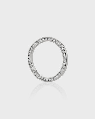 0.20 TCW Round EF- VVS Diamond Pave Wedding Band