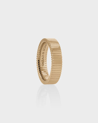 Plain Half-Channel Man's Wedding Band