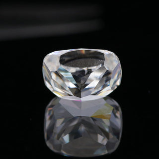 Elongated 3.50 CT Cushion Cut Colorless Loose Moissanite