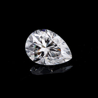 5.00 CT Pear Hybrid Cut Colorless Loose Moissanite - ELITE CARAT