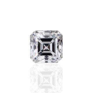 8.00 MM Asscher Cut Colorless Loose Moissanite