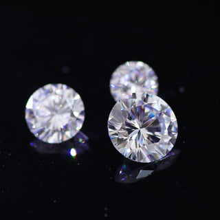 2.00 CT Round Cut Colorless Loose Moissanite