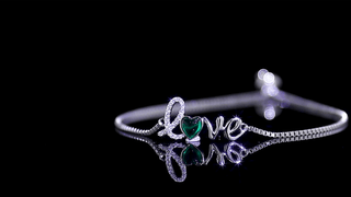 Valentine's Day Present Heart Emerald Jewelry Bracelet, 925 Sterling Silver Love Bracelet Birthday Gift for Women - ELITE CARAT