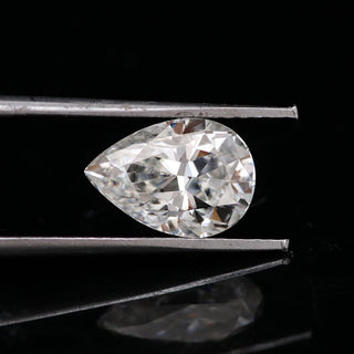 5.00 CT Pear Hybrid Cut Colorless Loose Moissanite - ELITE CARAT