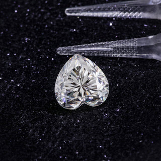 10.00 MM Heart Cut Colorless Loose Moissanite - ELITE CARAT