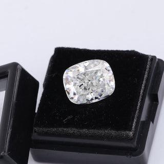 Elongated 3.50 CT Cushion Cut Colorless Loose Moissanite