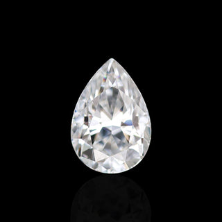 5.00 CT Pear Hybrid Cut Colorless Loose Moissanite - ELITE CARAT