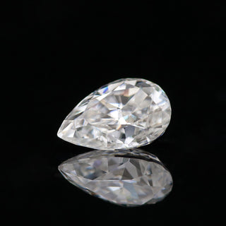 5.00 CT Pear Hybrid Cut Colorless Loose Moissanite - ELITE CARAT