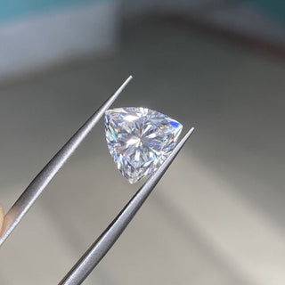 9.00 MM Trillion Cut Colorless Loose Moissanite - ELITE CARAT