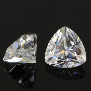 9.00 MM Trillion Cut Colorless Loose Moissanite - ELITE CARAT