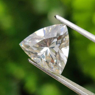 9.00 MM Trillion Cut Colorless Loose Moissanite - ELITE CARAT