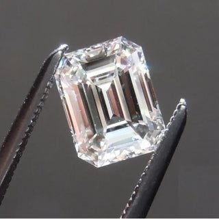 2.75 CT Emerald Cut Colorless Loose Moissanite